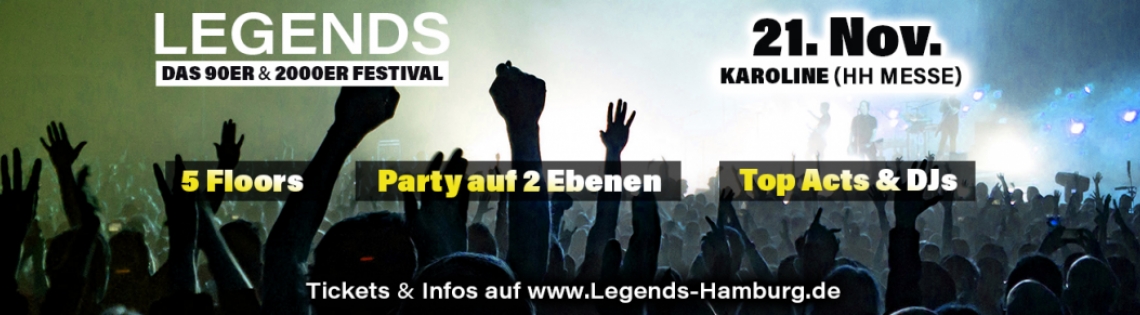 LEGENDS - Das 90er & 2000er Festival