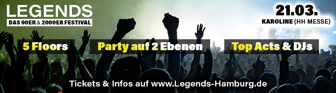 LEGENDS - Das 90er & 2000er Festival