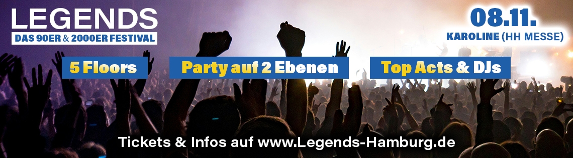 LEGENDS - Das 90er & 2000er Festival